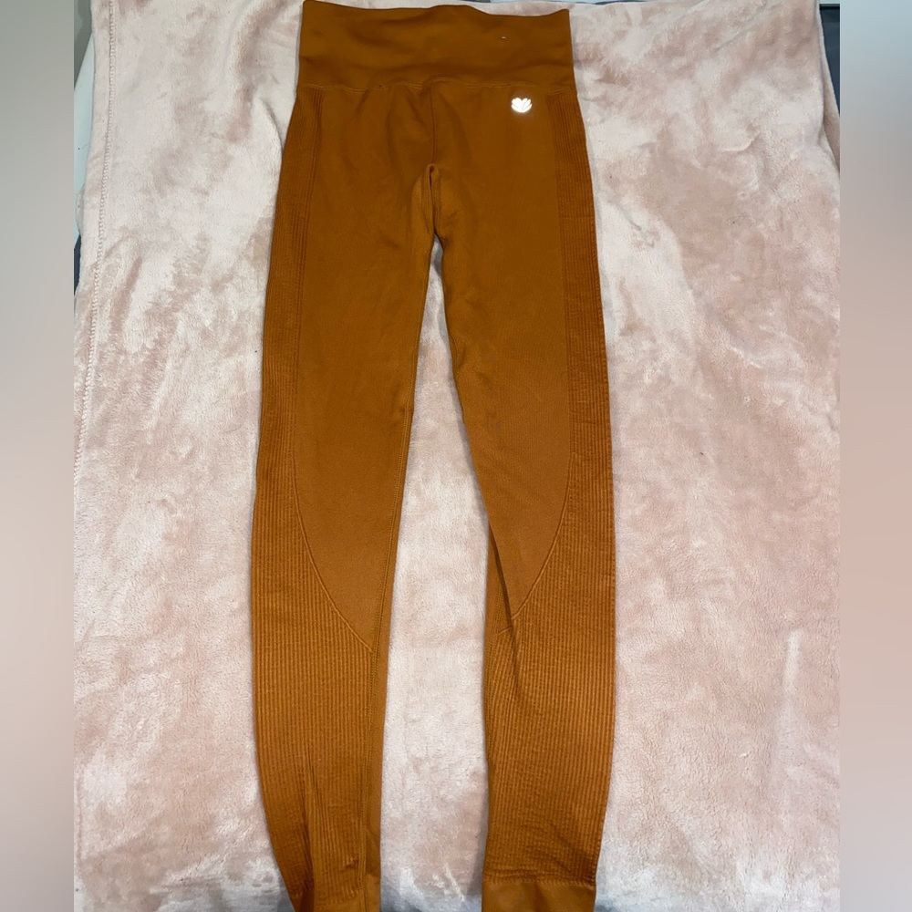 Dark Orange Workout Leggings